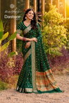 Dastoor Vol 3 By Kashvi Viscose Bright Moss Foil Ladies Saree Wholesale Online